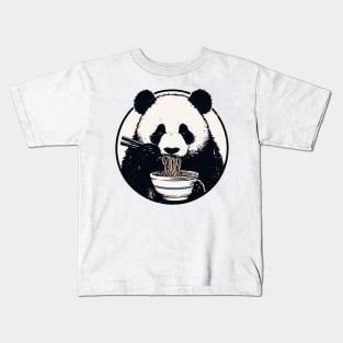 Ramen Panda Kids T-Shirt